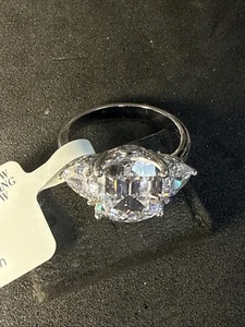 Bellaluce (R) 10,01 ctw Rhodium über Sterling Ring (6,59 ctw Tau) - Bild 1 von 4