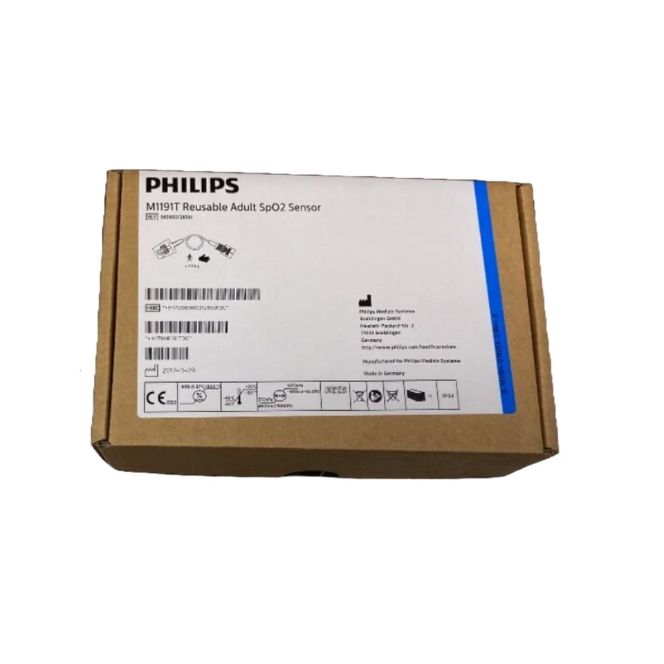 Philips, M1191T, Reusable Adult SpO2 Soft Sensor with Mid-Point Connector - Image 1 of 1