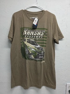 NASCAR Herren Kansas Speedway USA meliert grün T-Shirt Gr. Large neu mit Etikett $ 35 UVP - Bild 1 von 5