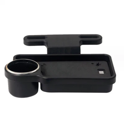 Asiento Trasero Coche Portavasos Bandeja Plegable Snack Bebida Comida Mesa Reposacabezas Accesorio Foto 1 de 4