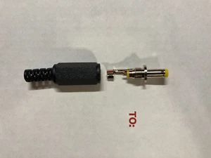 Same Sky/CUI Devices PP-013 4.0mm x 1.7mm DC Barrel Plug Solder On Replacement - Picture 1 of 2