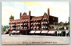 Hotel Claremont Nh~Heuber Shoes~Clothier~Tailor Perry~Noyes Sunburst Sign~1910