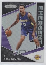 2017-18 Panini Prizm Emergent Silver Prizms Kyle Kuzma #EM-KYL Rookie RC
