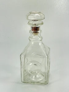 Vintage Verbotszeit 24 Unzen Glas Karaffe mit Stopfen Bargeschirr Schnaps - Bild 1 von 9