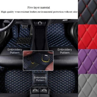 Alfombrillas antideslizantes para coche Infiniti forro cuero PU almohadilla personalizada de lujo Foto 1 de 4