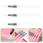 3 Pcs White Plastic Writing Brush Student Water Colour Pens
