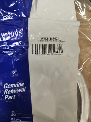 Genuino OEM GE Electric Range 6 pulgadas bandeja de goteo WB31K5024 nuevo Foto 1 de 3