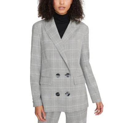 Jaqueta SANCTUARY NOVA Feminina The Boss Lady Blazer com Peito Duplo TEDO - Imagem 1 de 2