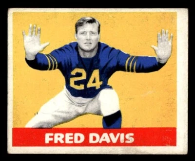 1948 Leaf Football #27 Fred Davis VG/EX *e2 - Image 1 of 2