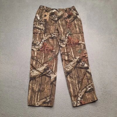 VINTAGE LL Bean Pants Mens Large Mossy Oak Breakup Camo Brown Hunting 34x31 - Image 1 of 4