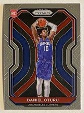 2020-21 Prizm Daniel Oturu Premium Rookie Base RC #279 LAC Clippers Minnesota