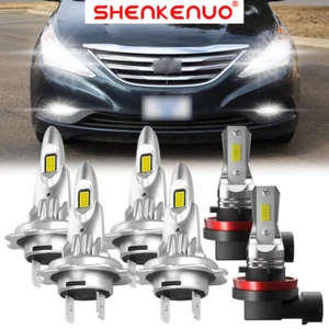 Kit combinado de faros antiniebla LED para Hyundai Sonata 2011 2012 2013 2014 M12 - Imagen 1 de 18