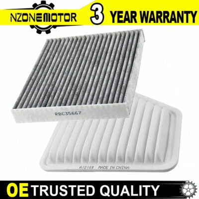 Combo Engine & Cabin Air Filter For 2006 - 2011 Toyota Camry Rav4 Corolla Matrix - Image 1 of 4