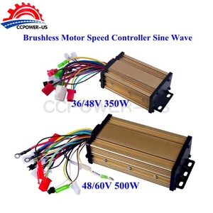 US 36/48V 350W 48/60V 500W Sine Wave Brushless DC Motor Speed Controller - Picture 1 of 10