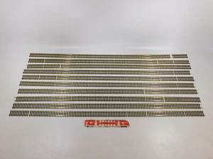 10x H0/DC Flexgleis (100,5 cm), abgebrochene Schienenhalterungen #CN86-6 - Bild 1 von 5