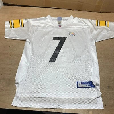 Camiseta deportiva Reebok Pittsburgh Steelers Ben Roethlisberger talla juvenil XL Foto 1 de 4