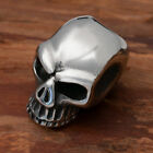 Beard bead stainless steel skull skull hair bead beard jewelry large hole bead beard 5mm