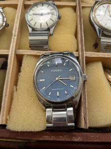 Fossil Arkitekt Men’s Watch - Blue Dial - Stainless Steel Bracelet - Bild 1 von 2
