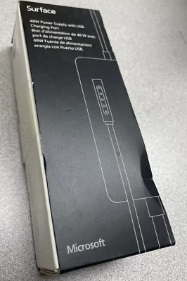 NEW Microsoft Surface 48W Power Supply with USB Charging Port  -  W9S-00001 - Image 1 of 3