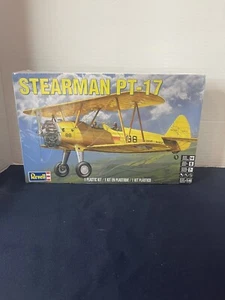 REVELL STEARMAN PT-17 AIRCRAFT MODEL KIT-  85-5264 - WWII BIPLANE - SEALED - Picture 1 of 2