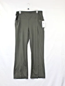 New Apana Leggings Yoga Running Gym Pants Black Size Large Zipped Pockets Sz XXL - Picture 1 of 7