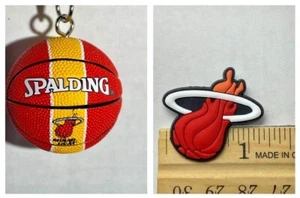Miami Heat NBA Basketball Keychain Shoe Charm - Picture 1 of 3