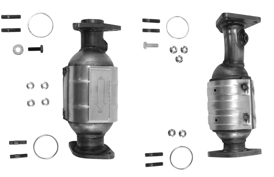 FITS: 2013-2021 NISSAN NV1500 4.0L Pair of Front Catalytic Converters - Image 1 of 1