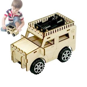 Wooden Science Experiment Kits Car DIY Building Toy for Boys and Girls Kids - Picture 1 of 12