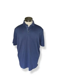 Greyson Golf Polo Shirt Wolf Logo Brrr Stretch Fabric Ocean Blue size L - Foto 1 di 8