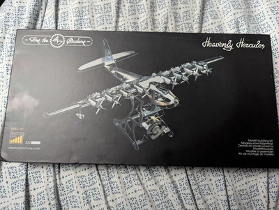 Heavenly Hercules Model Airplane DIY 3D Metal Puzzle Modern Display Art 231 Pc - Image 1 of 4