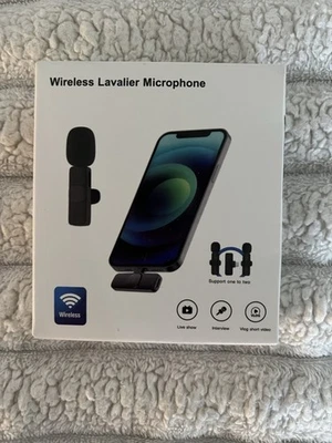 NUEVO PAQUETE DE 2 micrófonos de solapa inalámbricos para iPhone, iPad Foto 1 de 3