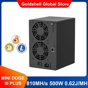 Neu Goldshell Mini DOGE III Plus LTC&Doge Miner 810MH/S 500W LTC&Doge Coin Miner - Bild 1 von 5