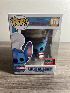 Funko Pop! Disney Lilo & Stitch #978 Stitch as Baker 2020 Fall Convention NYCC - Picture 1 of 7