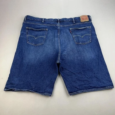 Pantalones Cortos de Jean Levis 569 Para Hombre 48 Azul Denim Sueltos Calce Recto Lavado a Piedra Pestaña Roja Foto 1 de 4