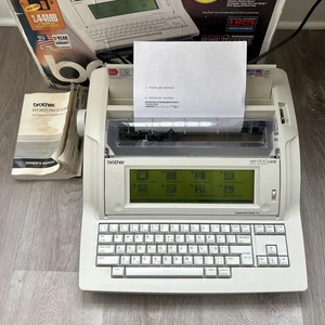 Brother WP-1700MDS Word Processor Electronic Typewriter 144MB Tested Working - Picture 1 of 21