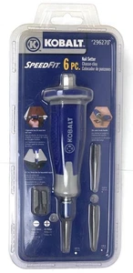 Juego de 6 piezas de mango y brocas de almacenamiento Kobalt #296270 3/32 1/16 1/32 - Imagen 1 de 2