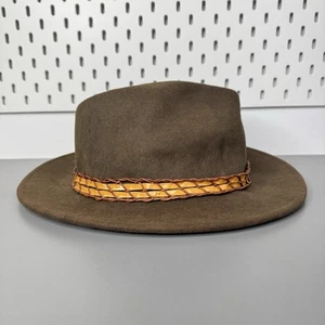 DPC Dorfman Pacific USA Black 100% Wool Felt Western Cowboy Men's Hat Size XL - Picture 1 of 7