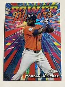 2025 Topps Chrome Logofractor Yordan Alvarez #PP-10 Power Players Astros - Picture 1 of 2