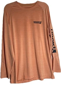 Men’s Hook & Tackle Orange Shirt 50 Sun Reflection XL Chest 47” Length 31” READ - Picture 1 of 14
