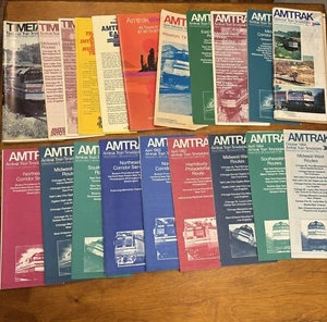 Amtrak Fahrpläne Fahrpläne etc 20 Stück Vintage 1980-1984 - Bild 1 von 1