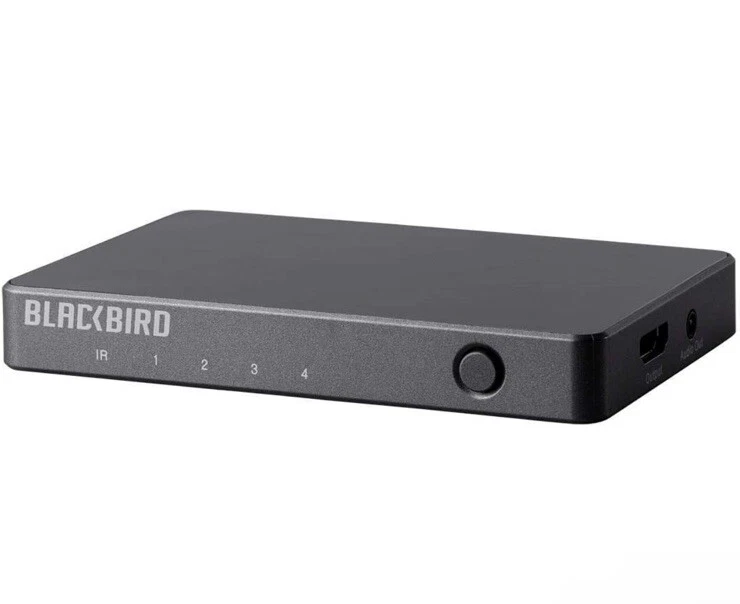 Monoprice Blackbird 4K 4x1 HDMI Switch with Audio Extractor - (30919)  - Image 1 of 4
