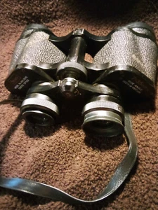 SEARS Vintage Wide Angle Binoculars Model 445 25110 with Strap and Case - Picture 1 of 16