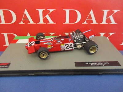 Die cast 1/43 Modellino Auto F1 De Tomaso 505 1970 P. Courage - Immagine 1 di 4