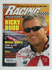 Ricky Rudd Signed May 2001 Racing Milestones Magazine Autographed - Picture 1 of 3