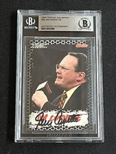 JIM CORNETTE 2008 TRISTAR TNA IMPACT SIGNED AUTOGRAPHED CARD BAS 5 DAY AUCTION🔥