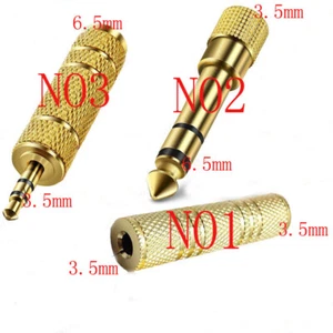 3,5 mm do 6,5 mm 6,35 mm męski kabel audio Feamle adapter wtyczki jack konwerter aux - Zdjęcie 1 z 4