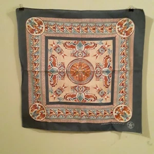 Bandana Aztec Southwest Design Wamcraft RN14193 Made in U.S.A Dunkelblau  - Bild 1 von 3