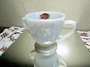 Fire King Gray Laurel Sugar Bowl - Picture 1 of 8