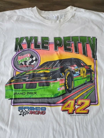 Kyle Petty Mello Yello Vintage NASCAR Shirt 1993 Full Size Cover