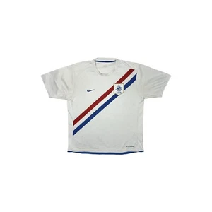06-08 Vintage Netherlands Football Shirt Nike Mens Large White Soccer Jersey - Picture 1 of 7